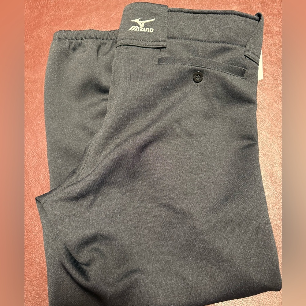Mizuno New Black Softball Pants size Large